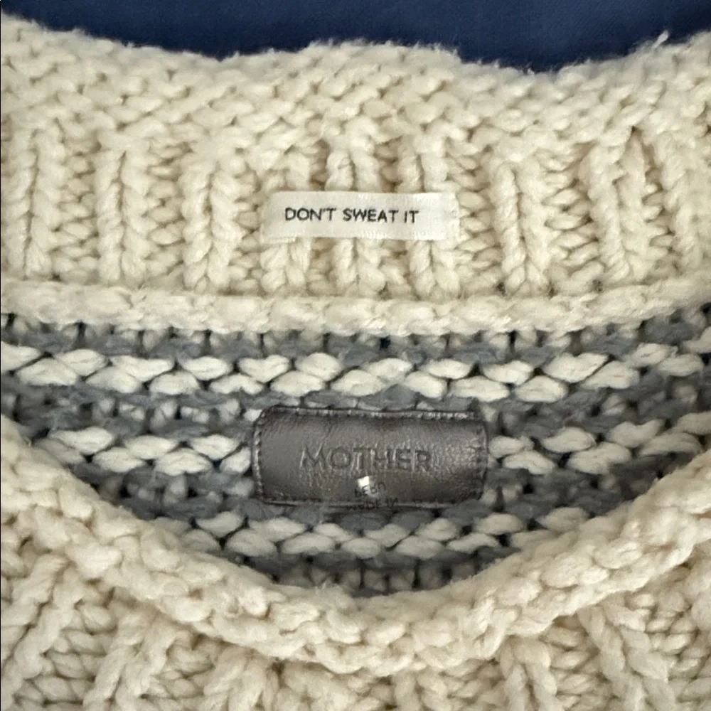 MOTHER Cotton Sweater - Picture 3 of 7